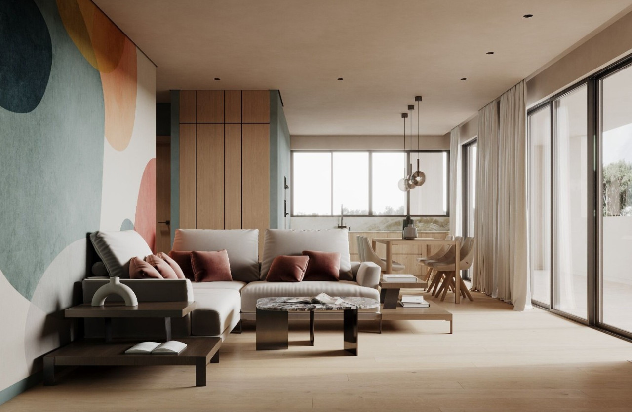 Mieszkanie 2 pokoi 107 m² Pafos, Cypr