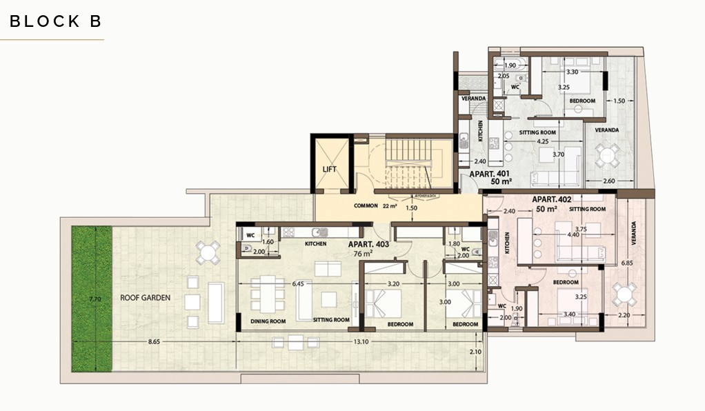 Apartment (Flat) in Zakaki, Limassol for Sale