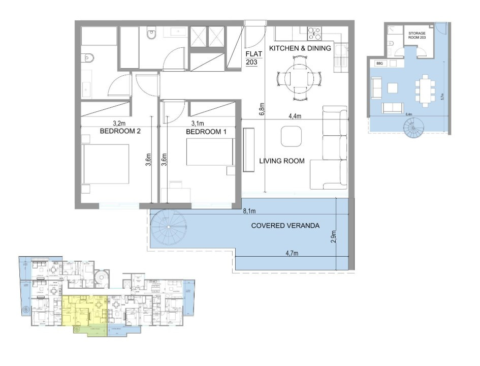 Apartment (Penthouse) in Aglantzia, Nicosia for Sale