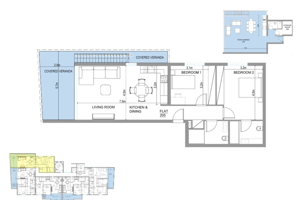 Apartment (Penthouse) in Aglantzia, Nicosia for Sale