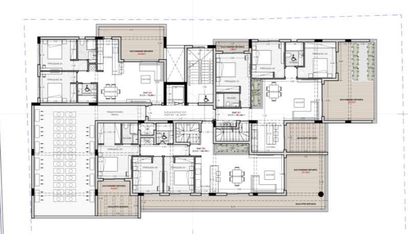 Apartment (Penthouse) in Laiki Lefkothea, Limassol for Sale