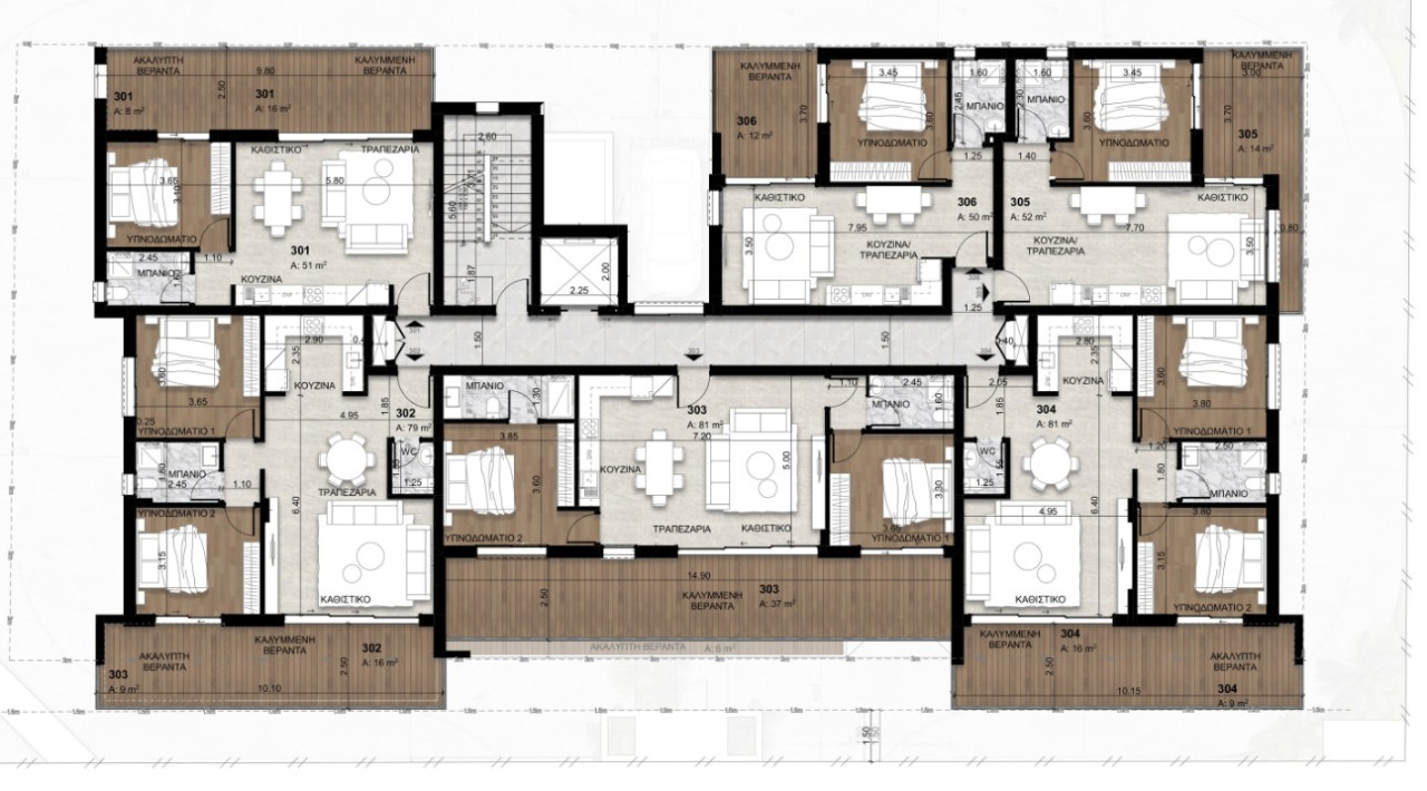 Apartment (Flat) in Tsiflikoudia, Limassol for Sale