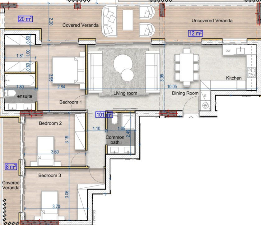 Apartment (Flat) in Agios Athanasios, Limassol for Sale
