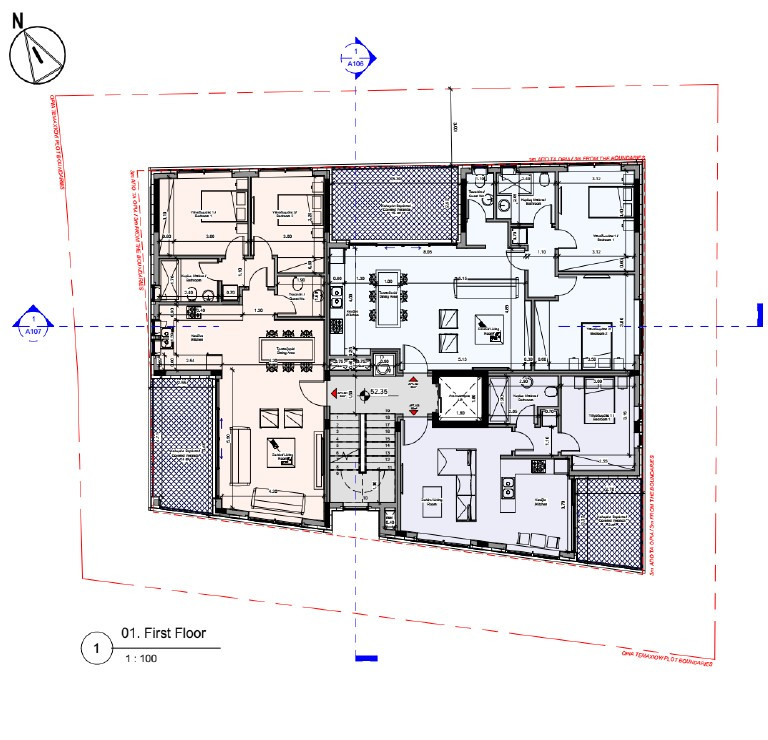 Appartement 2 chambres 102 m² Trachoni Municipality, Chypre