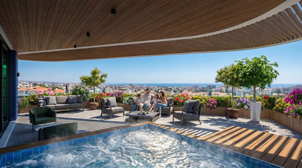 Apartment (Flat) in Germasoyia, Limassol for Sale
