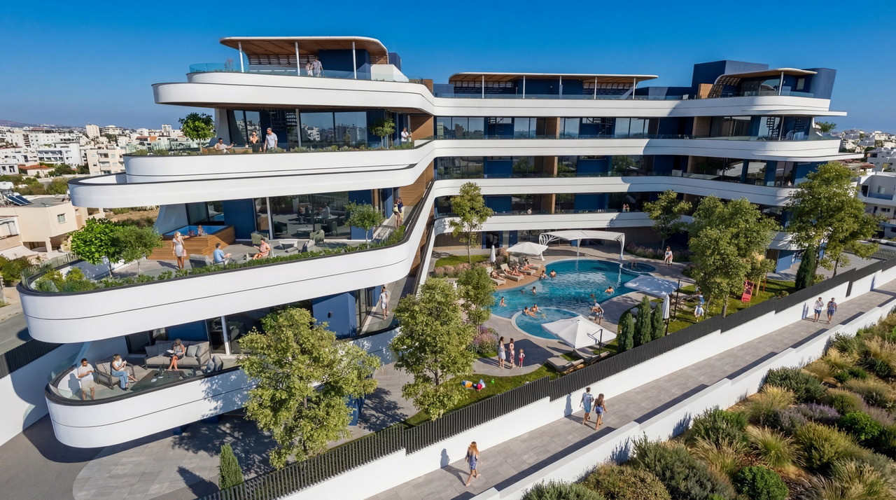 Apartment (Flat) in Germasoyia, Limassol for Sale