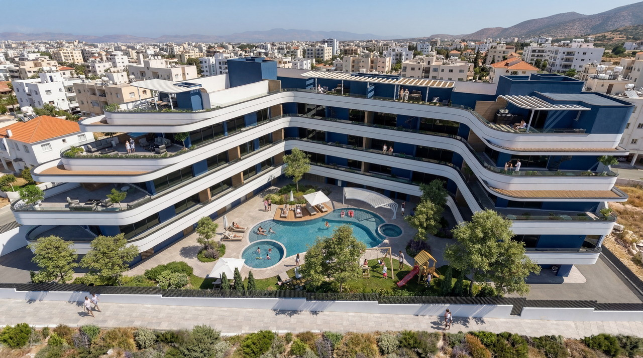 Apartment (Flat) in Germasoyia, Limassol for Sale