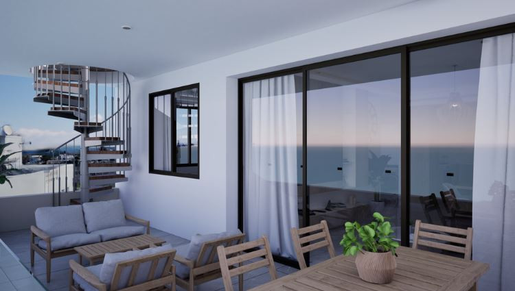 Apartment (Penthouse) in Deryneia, Famagusta for Sale