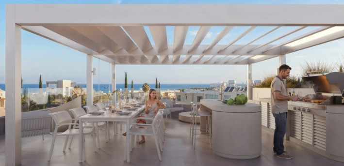 Apartment (Flat) in Tombs of the Kings, Paphos for Sale