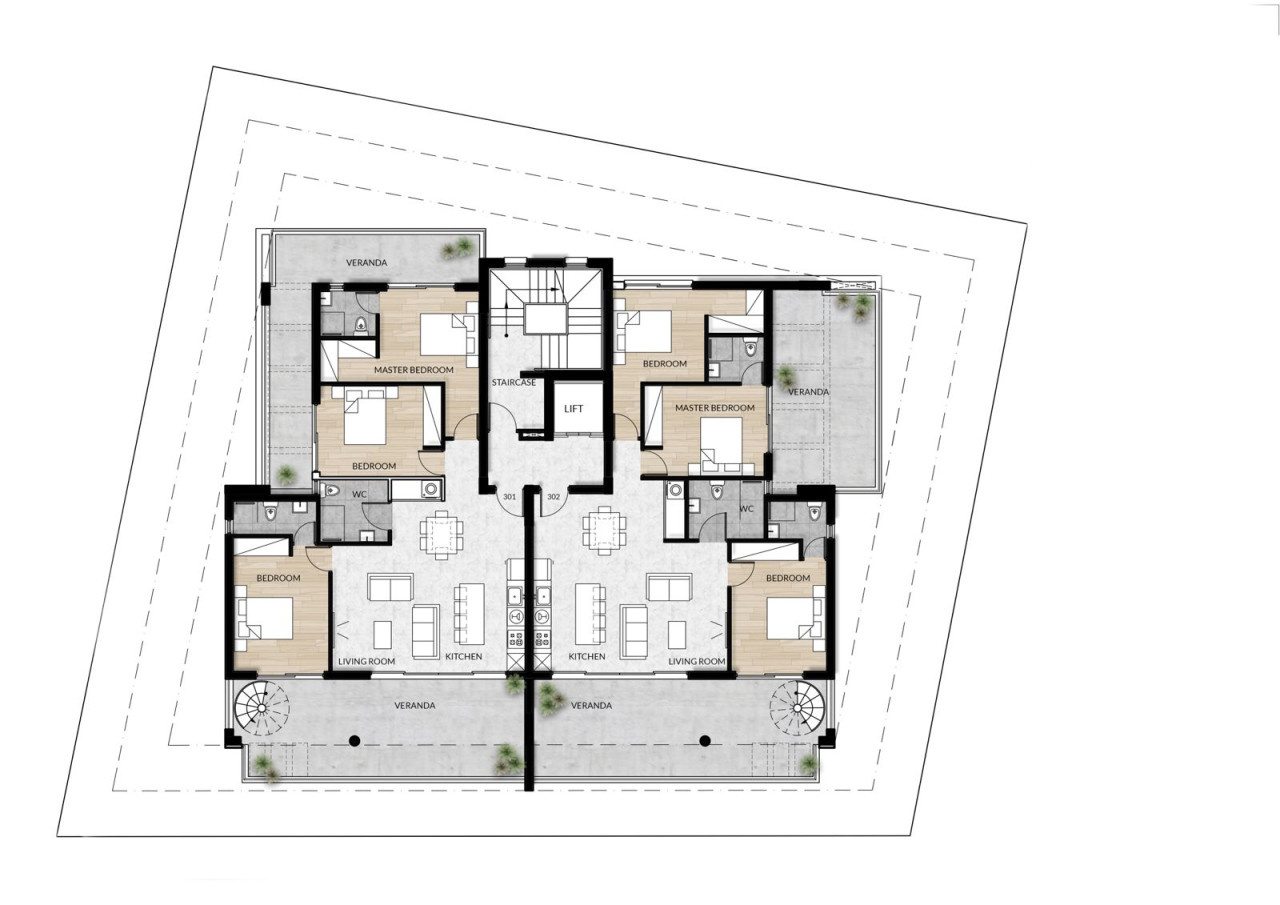 Apartment (Penthouse) in Zakaki, Limassol for Sale