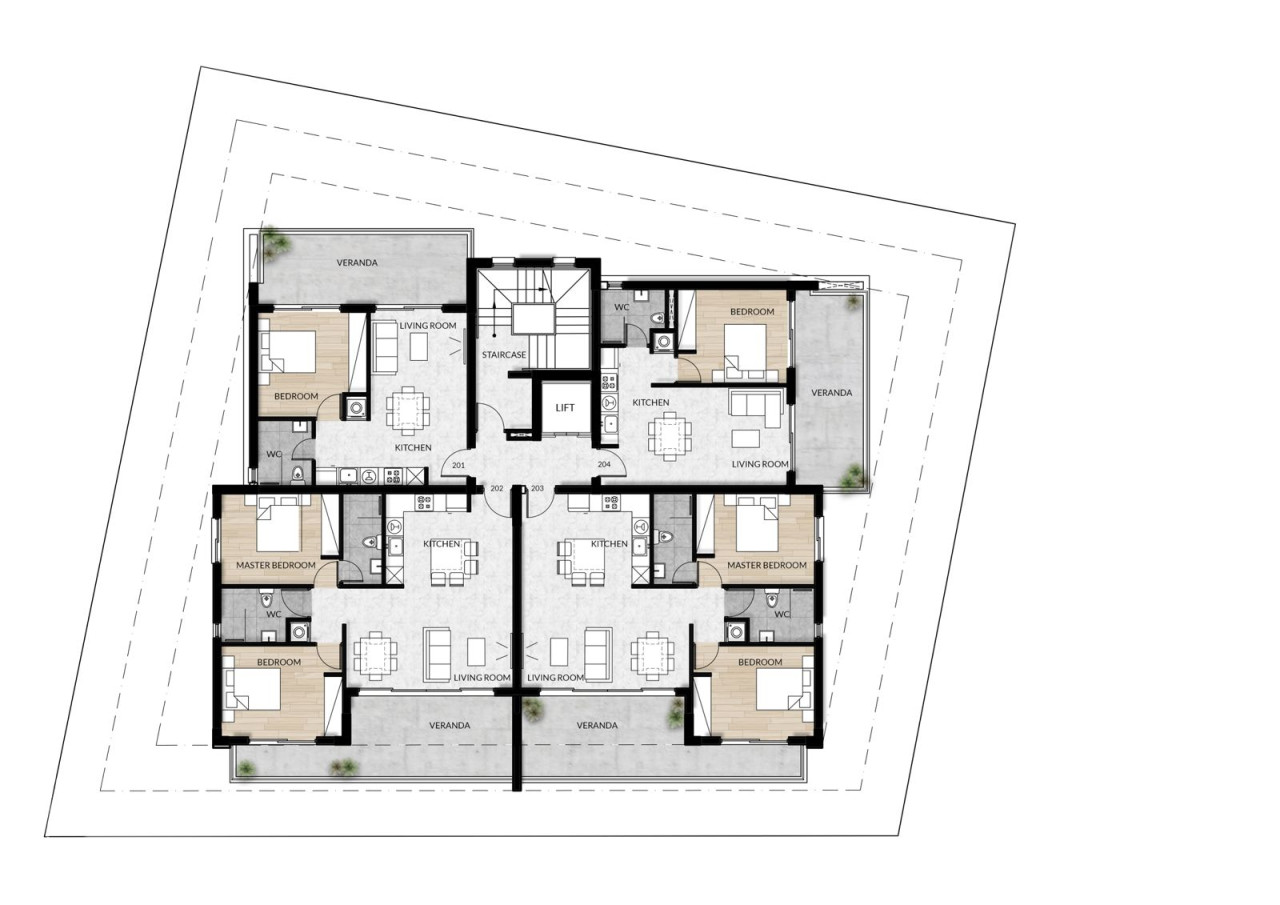 Apartment (Penthouse) in Zakaki, Limassol for Sale