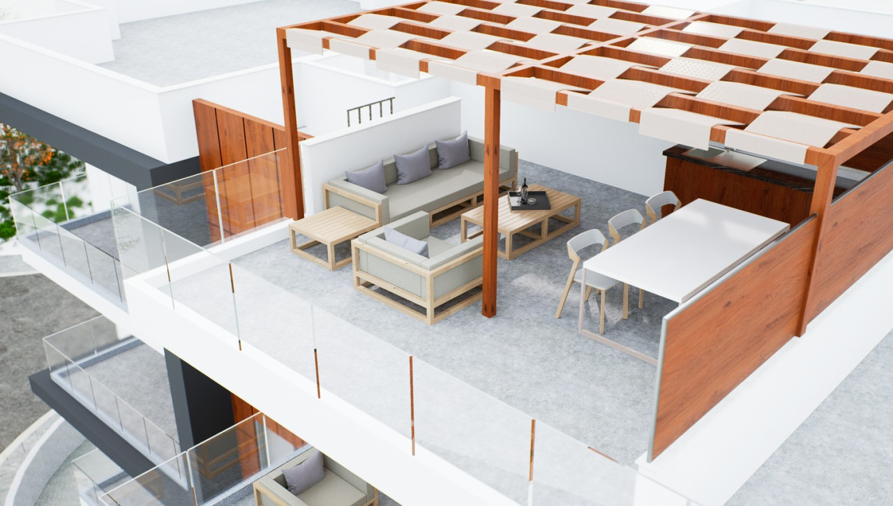 Apartment (Penthouse) in Anavargos, Paphos for Sale