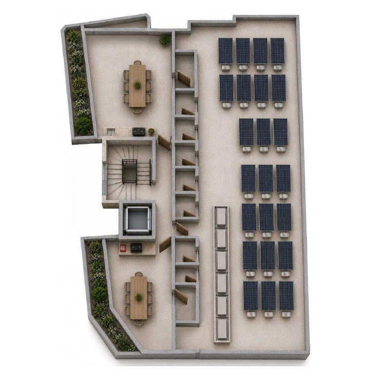Apartment (Penthouse) in Mesa Geitonia, Limassol for Sale